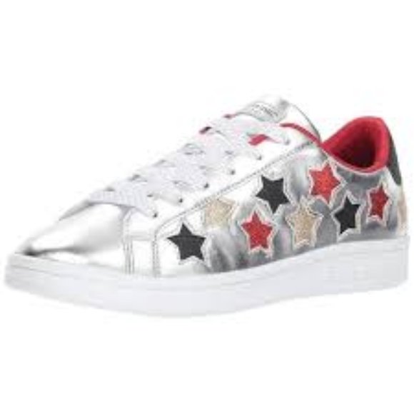 Skechers Girls' Omne-Lil' Star Side Sneakers - Picture 3 of 7